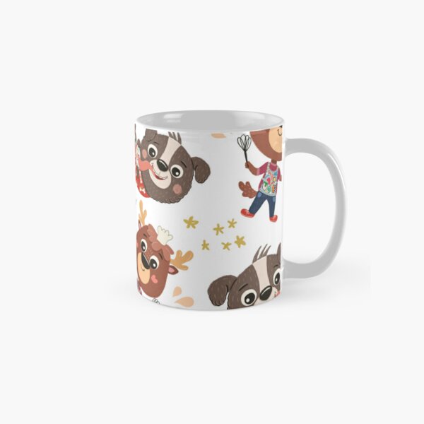 Cute Squirrel Coffee Lover Winter Holiday Travel Mug by Jenn Kay