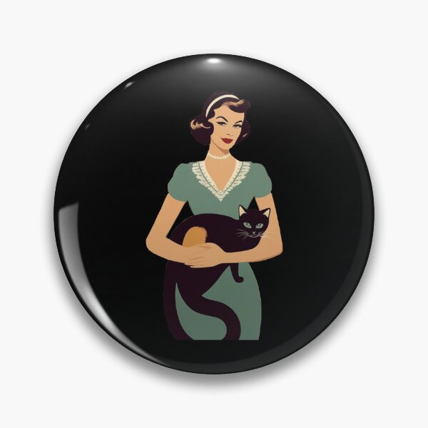 Item preview, Behind Every Strong Woman is Her Cat Sticker designed and sold by 5lav.
