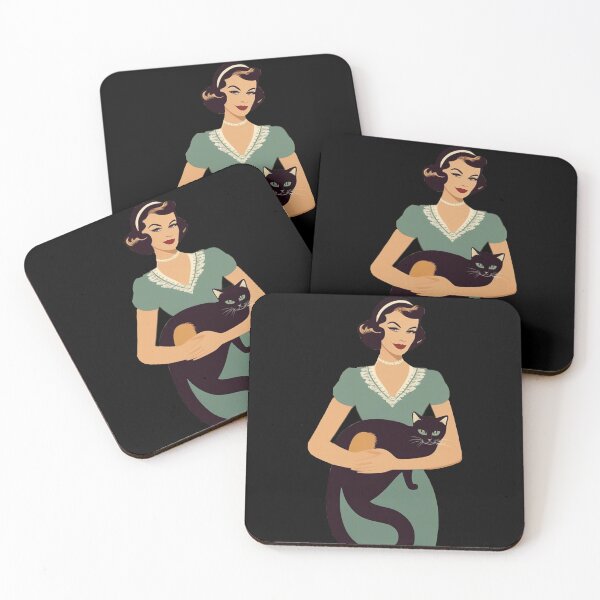 Item preview, Behind Every Strong Woman is Her Cat Sticker designed and sold by 5lav.