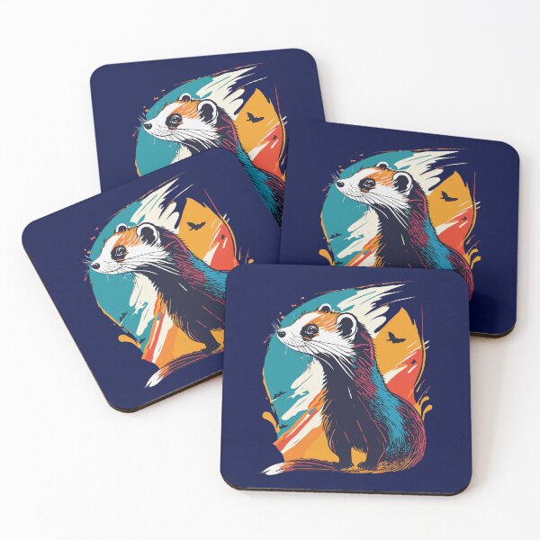 Item preview, Ferret Badge designed and sold by Corner-Distro.