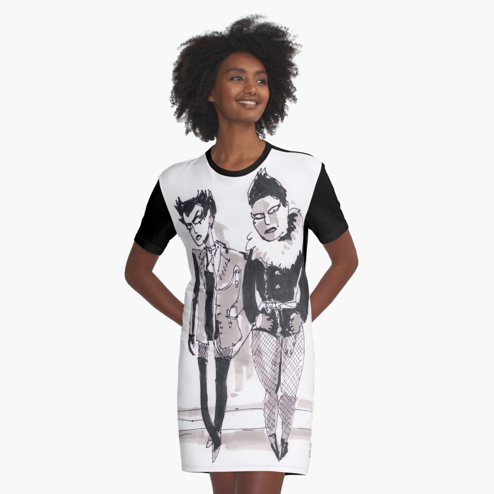 Item preview, Graphic T-Shirt Dress designed and sold by MrChuckles.