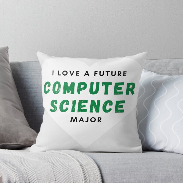 Item preview, I Love a Future Computer Science major - Heart, Green designed and sold by MajorsMerch.