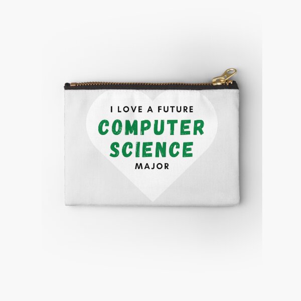 Item preview, I Love a Future Computer Science major - Heart, Green designed and sold by MajorsMerch.