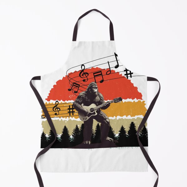 Item preview, Bigfoot Playing Guitar Rock On Sasquatch Big Foot vintage designed and sold by paulinhomerch.