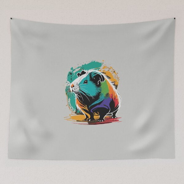 Item preview, Paint Splatter Guinea Pig designed and sold by Corner-Distro.
