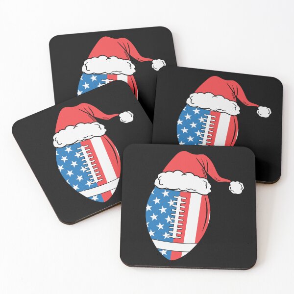 Item preview, American Football Santa Hat Funny Christmas Men Women designed and sold by DrawHandArt.