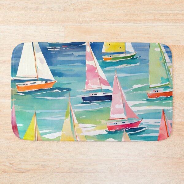 Item preview, Watercolor yachts designed and sold by SophieClimaArt.