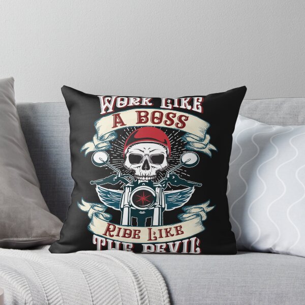 Item preview, Work Like A Boss Ride Like The Devil designed and sold by pm325.
