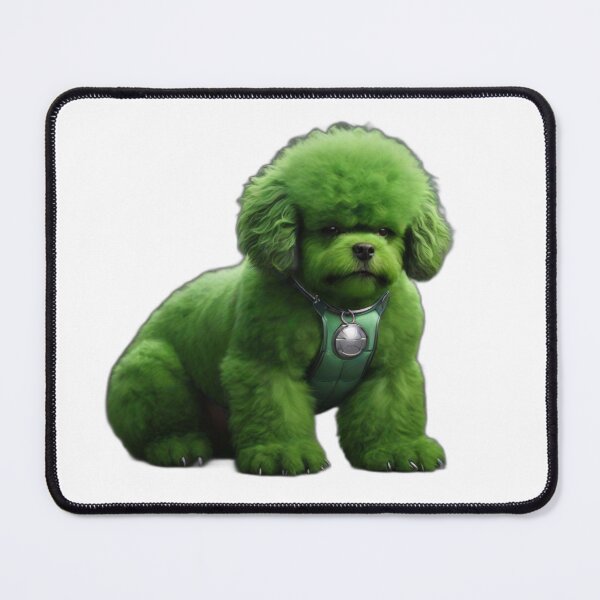 Item preview, Super Green Dog designed and sold by OnlyClassicArt.