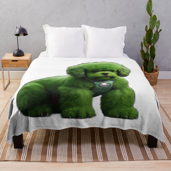 Item preview, Super Green Dog designed and sold by OnlyClassicArt.