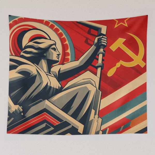 Item preview, Soviet Propaganda Poster designed and sold by ClassicRetroism.