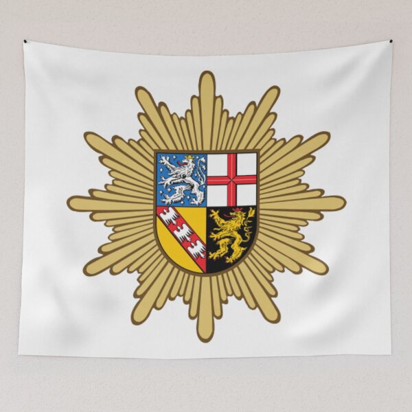 Item preview, Emblem of Saarland police designed and sold by HeraldryCabinet.