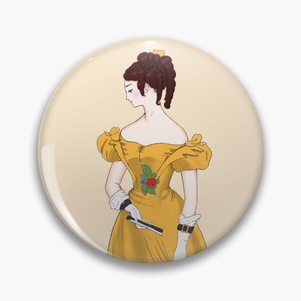 Item preview, 1820s Yellow Gown Watercolor Fashion Illustration designed and sold by MariOyama.