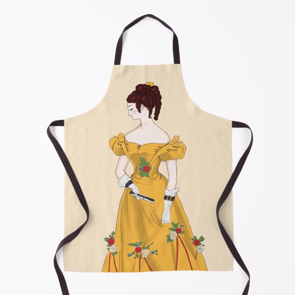 Item preview, 1820s Yellow Gown Watercolor Fashion Illustration designed and sold by MariOyama.