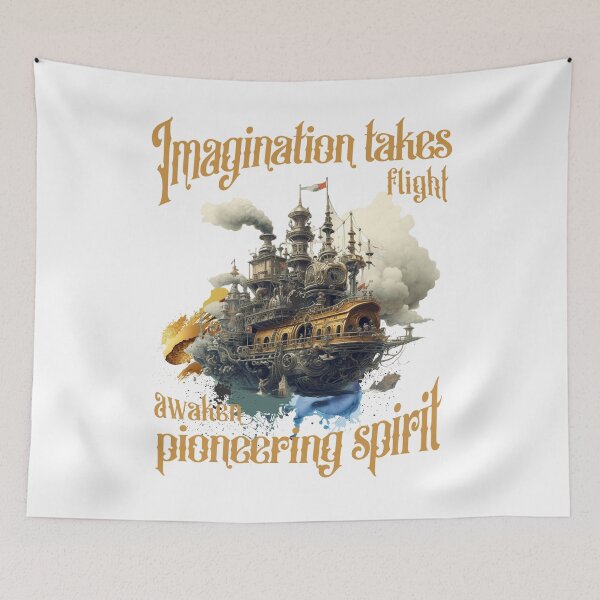 Item preview, imagination takes flight, awaken pioneering spirit designed and sold by jean giosi.