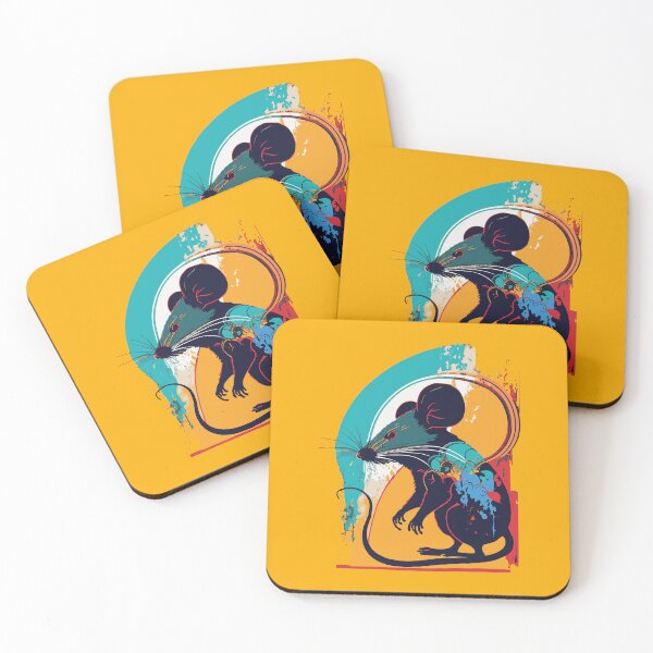 Item preview, Colorful Mouse Illustration designed and sold by Corner-Distro.