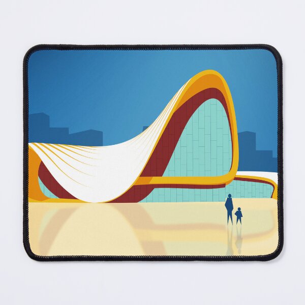 Item preview, Heydar Aliyev Center designed and sold by Architecture Posters.
