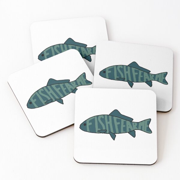 Item preview, fish fear me (blue) designed and sold by uhmilly.