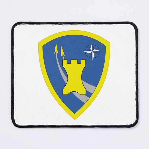 Item preview, Emblem of the NATO Combined Air Operations Center placed in Uedem designed and sold by HeraldryCabinet.