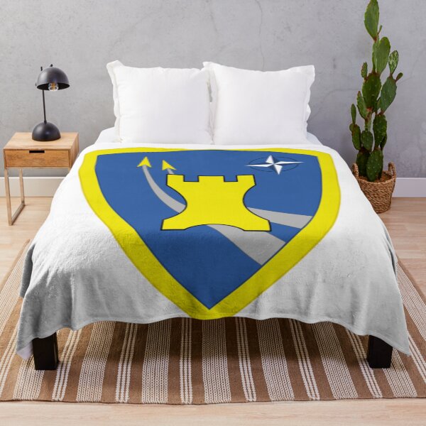 Item preview, Emblem of the NATO Combined Air Operations Center placed in Uedem designed and sold by HeraldryCabinet.