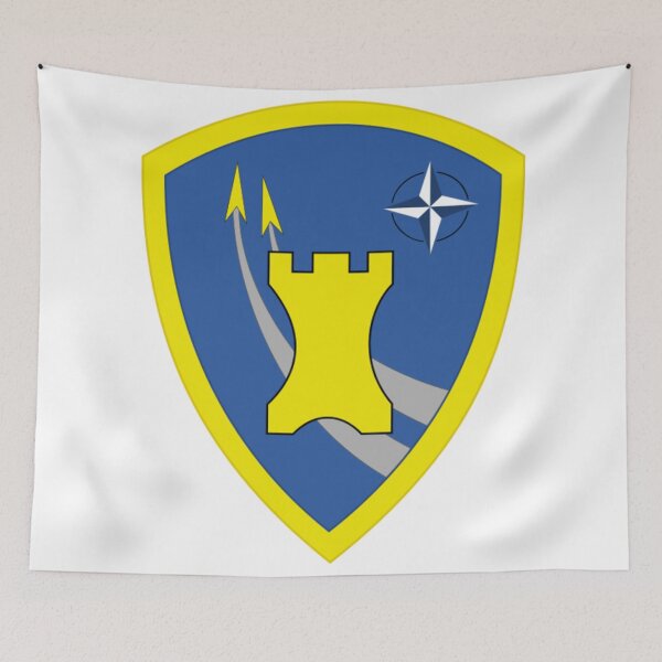 Item preview, Emblem of the NATO Combined Air Operations Center placed in Uedem designed and sold by HeraldryCabinet.