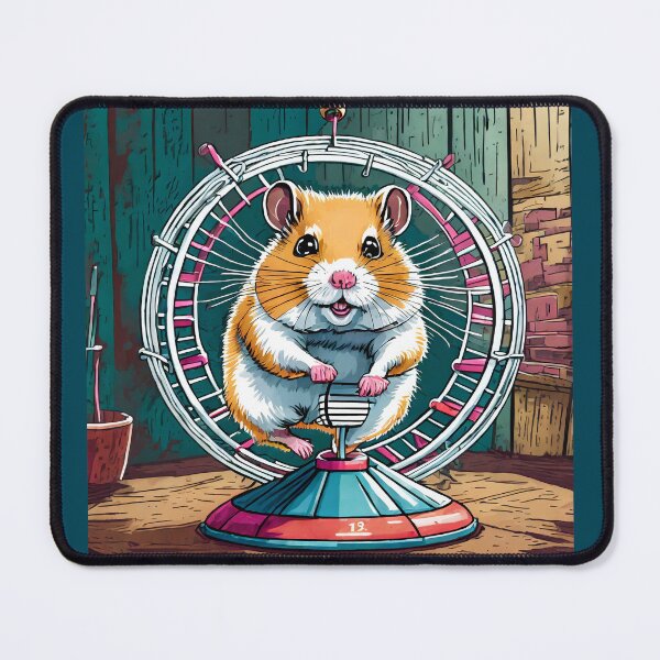 Item preview, Hamster on Wheel designed and sold by Corner-Distro.