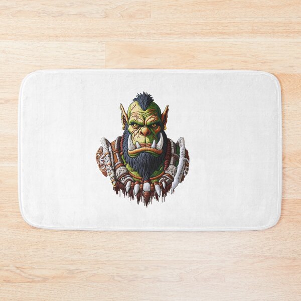 Item preview, Embroidered Head and Shoulders Bust of Orc Chief designed and sold by kylmllr101684.