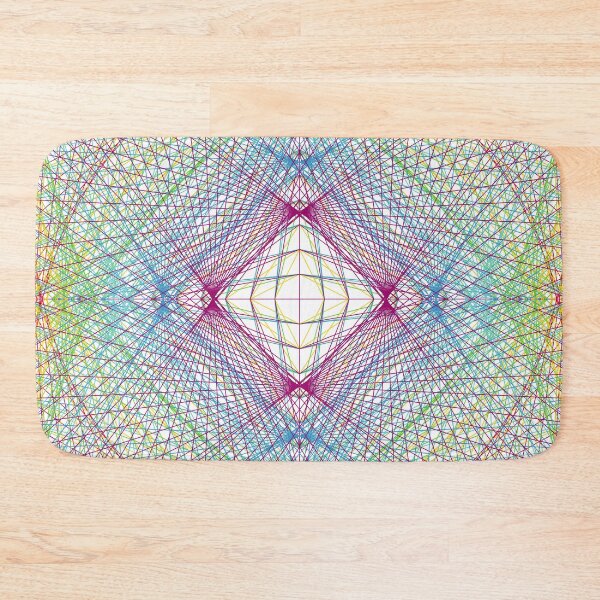 Item preview, Rectangular Pattern #4 Morph C Back [14678-PBCGYR-WB] designed and sold by LottMultimedia.