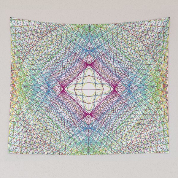 Item preview, Rectangular Pattern #4 Morph C Back [14678-PBCGYR-WB] designed and sold by LottMultimedia.