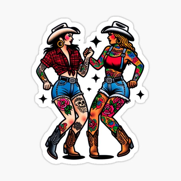 Item preview, Dancing Cowgirls designed and sold by PinUpPizzazz.