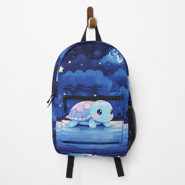 Item preview, Starry Journey to the Sea - Baby Turtle's Moonlit Adventure Poster designed and sold by PaintbrushPlace.