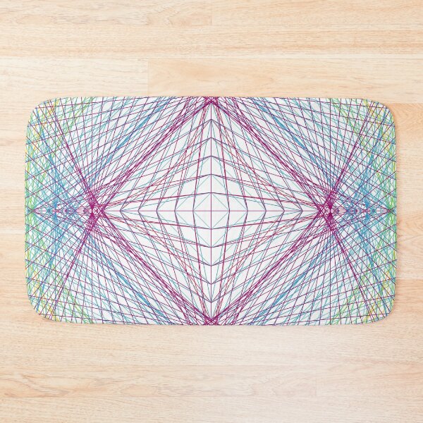 Item preview, Rectangular Pattern #4 Morph C Back [14878-PBCGYR-WB] designed and sold by LottMultimedia.
