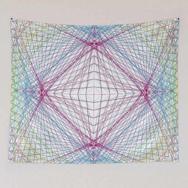 Item preview, Rectangular Pattern #4 Morph C Back [14878-PBCGYR-WB] designed and sold by LottMultimedia.