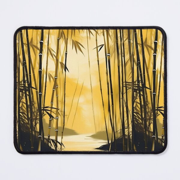 Item preview, Hazy, hidden golden bamboo thicket designed and sold by WildLadyWood.