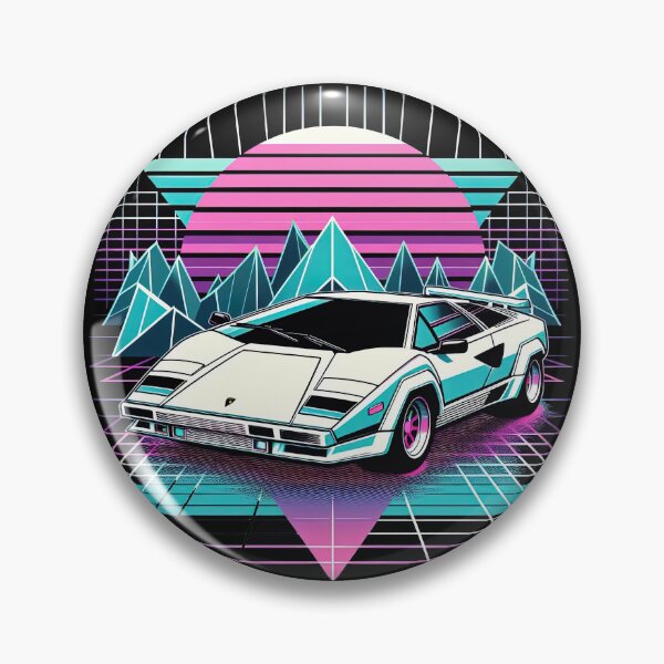 Item preview, Synthwave Retrowave 80's Sports Car Graphic designed and sold by SpookshowDesign.
