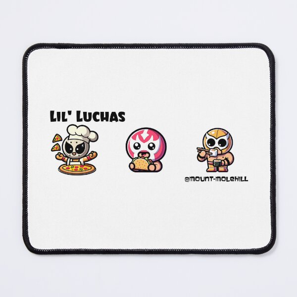 Item preview, Lil' Luchas Feast - Luchador Cuisine Tee designed and sold by Mount-Molehill.