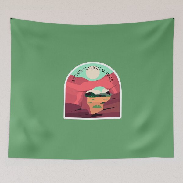 Item preview, Arches the National park iMac sticker, image, post card and T-shirt designed and sold by Lovedigitalart.