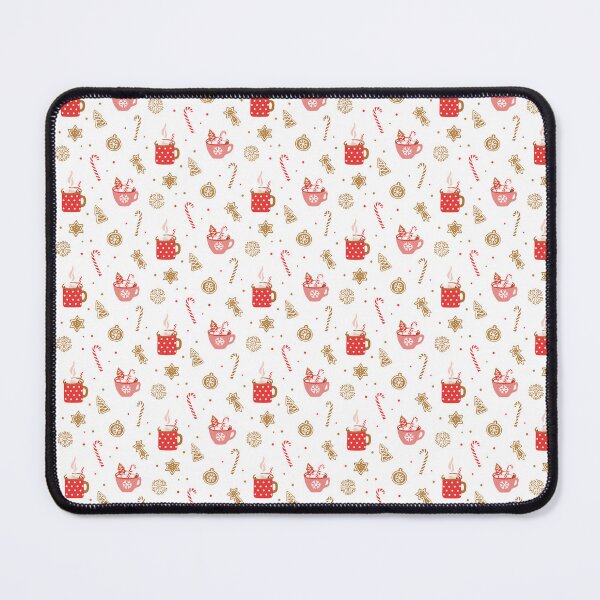 Item preview, White and Red Christmas wallpaper designed and sold by Eunoia-ikigai.