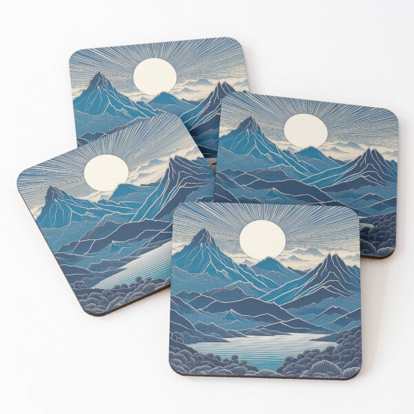 Item preview, Mountains Blue Tones designed and sold by Secondearth.