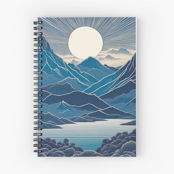 Item preview, Mountains Blue Tones designed and sold by Secondearth.