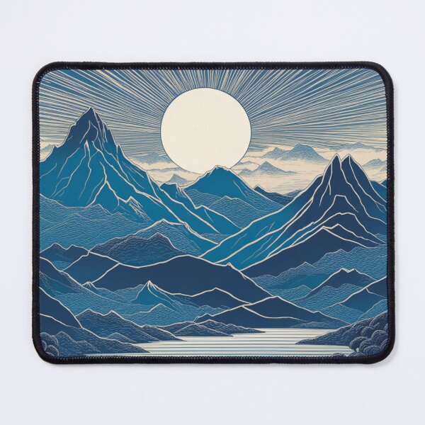 Item preview, Mountains Blue Tones designed and sold by Secondearth.
