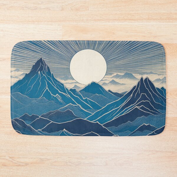 Item preview, Mountains Blue Tones designed and sold by Secondearth.