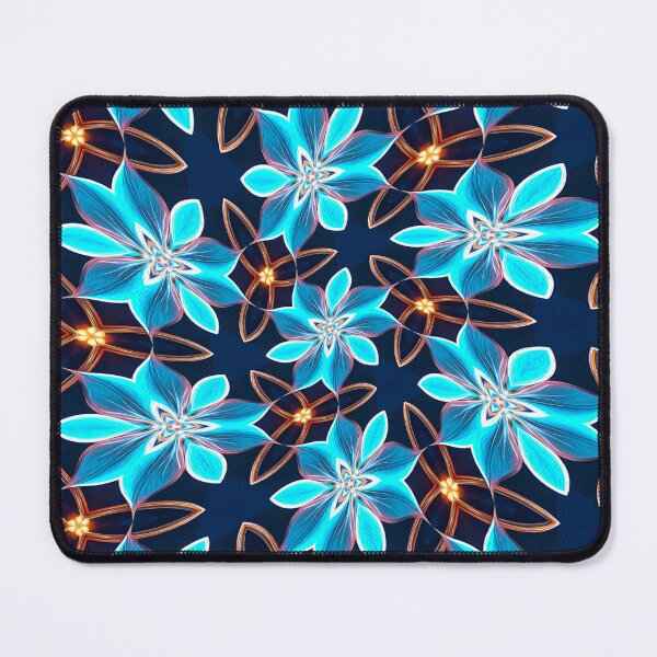 Item preview, Pastel Blue Flowers Pattern designed and sold by Patternflower.