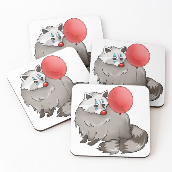 Item preview, Clown raccoon designed and sold by Dinneendraws.