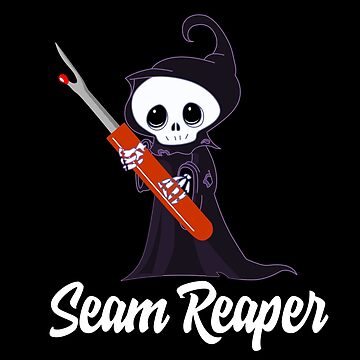 Artwork thumbnail, Seam Reaper Sewing - Seam Ripper plus Grim Reaper Quilting by Black Hills Creative