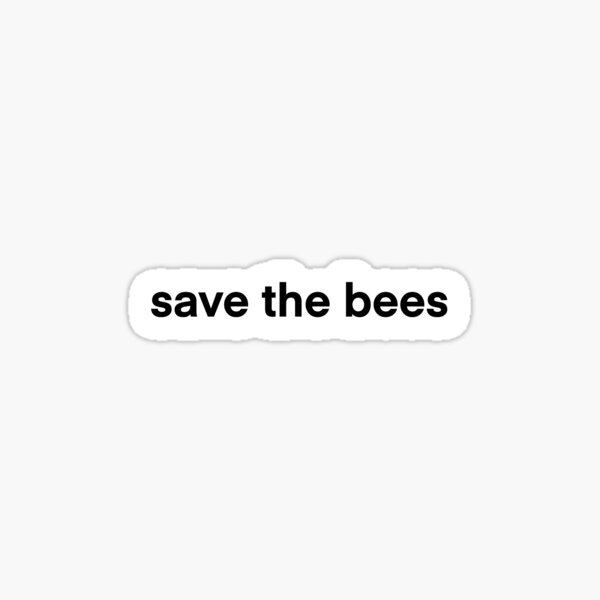 Item preview, Save the bees designed and sold by delmarvastickers.