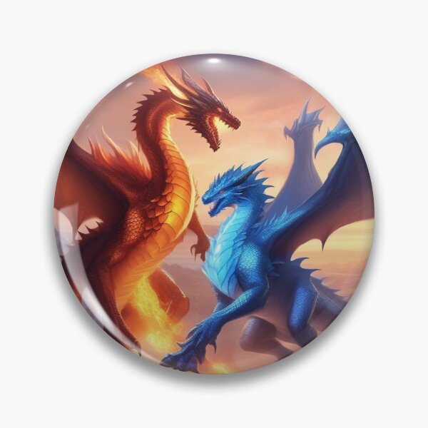 Item preview, Frozen Fire: The Epic Clash of Aetherion and Pyroclast designed and sold by ccl2023.