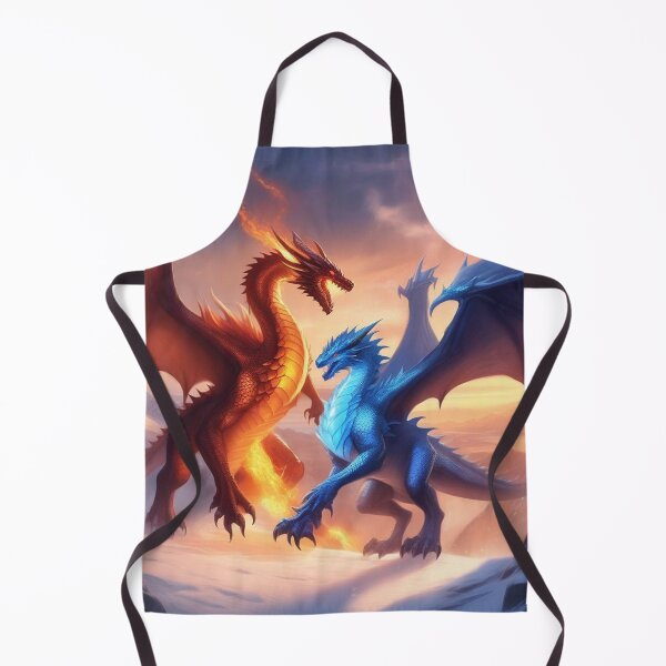 Item preview, Frozen Fire: The Epic Clash of Aetherion and Pyroclast designed and sold by ccl2023.