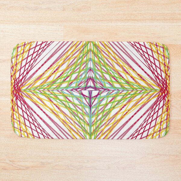 Item preview, Rectangular Pattern #4 Morph C Back [15983-PBCGYR-WB] designed and sold by LottMultimedia.