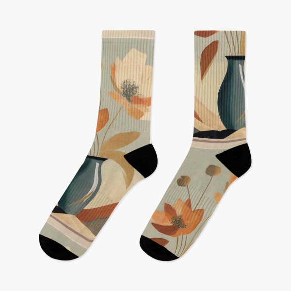 Item preview, Abstract boho flowers in a vase designed and sold by Jubjangm3.